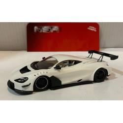 SLOT CAR NSR 0238 McLAREN 720S TEST CAR BLANCO