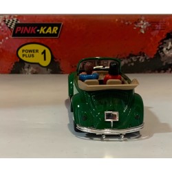 SLOT CAR PINK KAR CV028 VW VOLKSWAGEN BEETLE ESCARABAJO DESCAPOTABLE VERDE