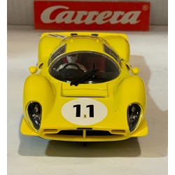 SLOT CAR CARRERA EXCLUSIV 23245 FERRARI 330 P4 -11 EQUIPE NATIONALE BELGE SPA'67