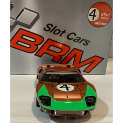 SLOT CAR BRM-167  1/24 FORD GT 40 MKII -4 24H.LE MANS 1966 M.DONOHUE-P.HAWKINS