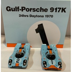 SLOT CAR NSR SET01 PORSCHE 917K GULF 24H.DAYTONA 1970 -2 WINNER P.RODRIGUEZ