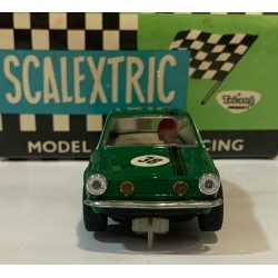 SLOT CAR SCX SCALEXTRIC EXIN C-42 TC SEAT 850 COUPE ABARTH  -38 VERDE RACE TUNED