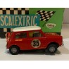 SLOT CAR SCX SCALEXTRIC EXIN C-45 MINI COOPER -35 RACE TUNED ROJO