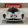 SLOT CAR CARRERA EXCLUSIV 20207 FERRARI 330/P4/412P -25 NART LE MANS 1967  1/24