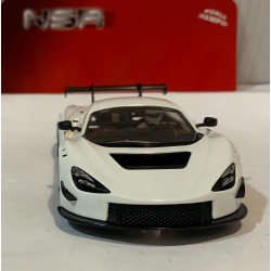 SLOT CAR NSR 0238 McLAREN 720S TEST CAR BLANCO