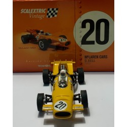 SLOT CAR SCX  SCALEXTRIC 6205 McLAREN M9A -20 F1 DEREK BELL 1969 VINTAGE LTED