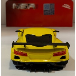 SLOT CAR NSR 0395 CORVETTE C8.R TEST CAR YELLOW