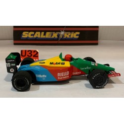 SLOT CAR SCX SCALEXTRIC C-461 BENETTON FORD B189 -1 F1  1989 A.NANINI UNBOXED