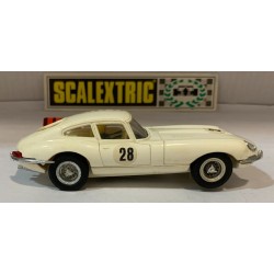 SLOT CAR SCX SCALEXTRIC EXIN C-34 JAGUAR E TYPE -28 BLANCO