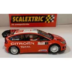 SLOT CAR SCX SCALEXTRIC C-6158 CITROEN C4 WRC -1 MONTE CARLO 2007 SEBASTIAN LOEB