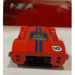 SLOT CAR NSR 0410SW FORD GT40 MKIV -10 MARTINI RED