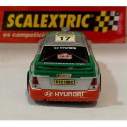 SLOT CAR SCX SCALEXTRIC  6084 HYUNDAI ACCENT WRC -17 "MONTECARLO 2002"A.SCHWARZ