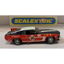 SLOT CAR SCX CALEXTRIC 2402 FORD MUSTANG BOSS '69 - 16 GEORGE FOLLMER