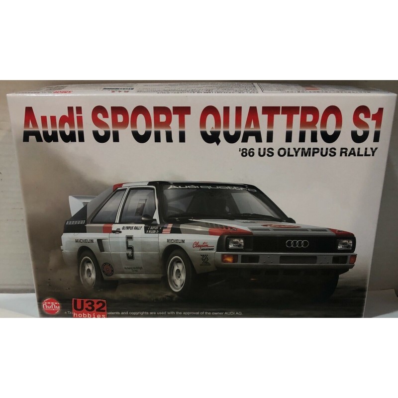 NUNU PN24023 KIT 1/24 AUDI SPORT QUATTRO S1 '86 US OLYMPUS RALLY