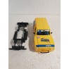 qq SCALEXTRIC EXIN TT NISSAN PATROL FANTA  -212 CARROCERIA COMPLETA + SUBCHASIS*