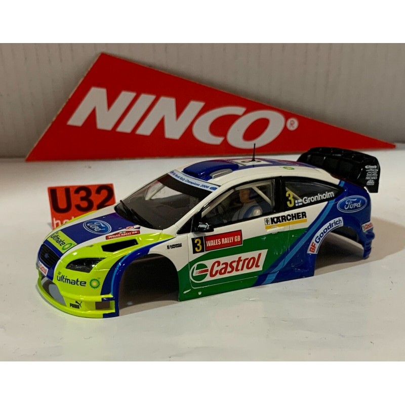 NINCO CARROCERIA FORD FOCUS WRC -3 CASTROL MARKUS GRONHOLM