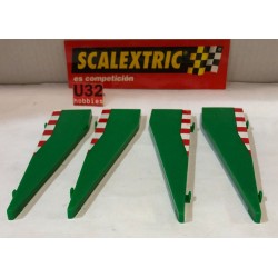 SCALEXTRIC BORDE RECTA DE CIERRE  4UNIDADES  2 DERECHA - 2 IZQUIERDA