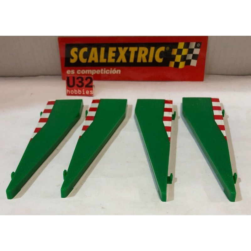 SCALEXTRIC BORDE RECTA DE CIERRE  4UNIDADES  2 DERECHA - 2 IZQUIERDA