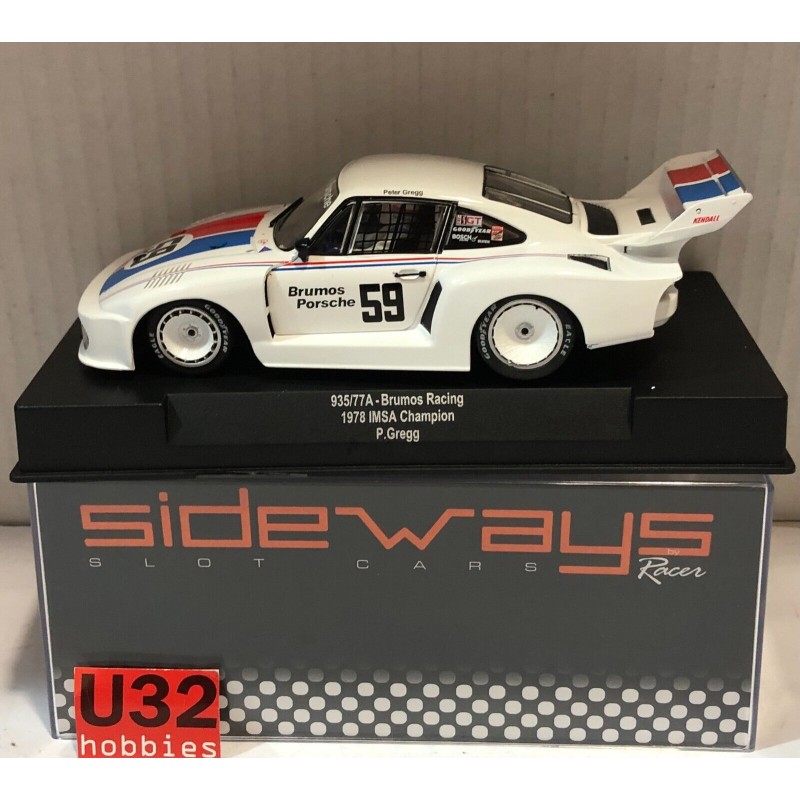 RACER SIDEWAYS SW61 PORSCHE 935/77 -59 BRUMOS RACING IMSA CHAMP.1978 PETER GREGG