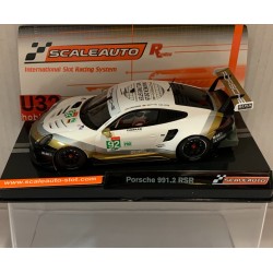 SLOT CAR SCALEAUTO SC-6294R PORSCHE 991.2 RSR GT3 -92 LE MANS 2019 M.CHRISTENSEN