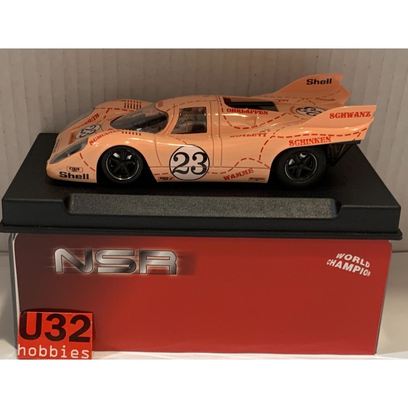 SLOT CAR NSR HL01DEF PORSCHE 917 K -23 PINK PIG