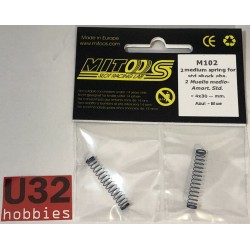 MITOOS M102 MUELLE AMORTIGUADOR MEDIO AZUL  2 UNIDADES