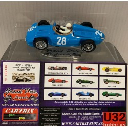 SLOT CAR CARTRIX 0964 BUGATTI T251 -28 F1 1956 M.TRINTIGNANT  LTED.ED