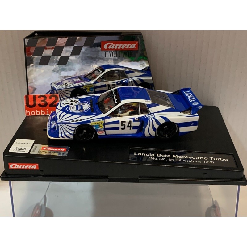 SLOT CAR CARRERA EVOLUTION 27791 LANCIA BETA MONTECARLO TURBO -54 6H.SILVERSTONE