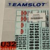 TEAM SLOT P00015 CALCA DORSALES SPONSORS CLASSIC RALLY PLATES 1/32