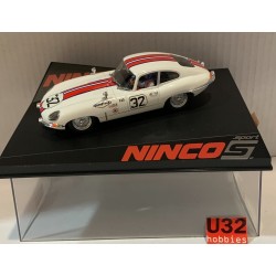 SLOT CAR NINCO 50596 JAGUAR E-TYPE COUPE -32 SEBRING