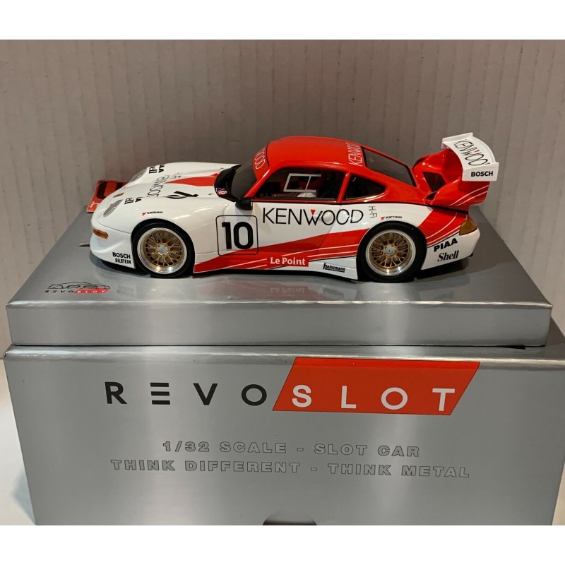 SLOT CAR REVOSLOT RS-0253 PORSCHE 911 GT2 -10 KENWOOD