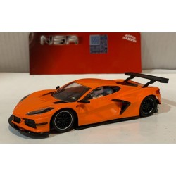 SLOT CAR NSR 0397 CORVETTE C8.R TEST CAR ORANGE