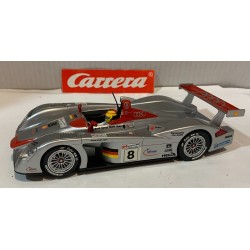 SLOT CAR CARRERA EXCLUSIV 20480 AUDI R8 -8 LE MANS 2000 F.BIELA  DIGITAL 1/24