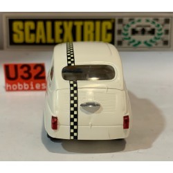 SLOT CAR SCALEXTRIC EXIN TC600  SEAT 600 -34 BLANCO CHASIS BLANCO PRIMERA SERIE