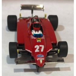 SLOT CAR POLICAR PCW01 FERRARI 126 C2 -27 F1 GP ZOLDER 1982 GILLES VILLENEUVE