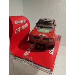 qq SCX 6265 SCALEXTRIC MITSUBISHI MONTERO DAKAR -300 PETERHANSEL EFECTO BARRO *