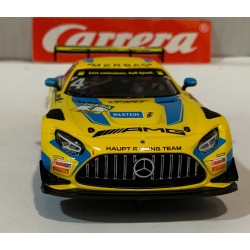 SLOT CAR CARRERA EVOLUTION 27775 MERCEDES AMG GT3 EVO -4 DTM 2023 TEAM HRT STOLZ