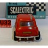 SLOT CAR SCX TRIANG SCALEXTRIC C7 MINI COOPER  ROJO