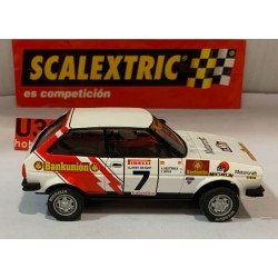 SLOT CAR SCX SCALEXTRIC ALTAYA FORD FIESTA 1600 -7 COSTA BRAVA 1998 S.SERVIA