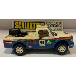 SLOT CAR FORD PICK UP -46 TOTAL PARIS DAKAR ARTESANAL CHASIS EXIN TT