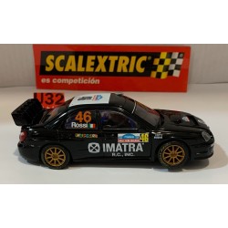 SLOT CAR SCX SCALEXTRIC  6300 SUBARU IMPREZA WRC -46 VALENTINO ROSSI