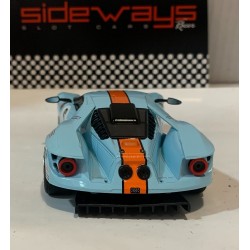 SLOT CAR RACER SIDEWAYS SWCAR02D FORD GT 40 -6 GULF 1969 HISTORICAL COLORS LTED.