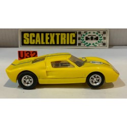 SLOT CAR SCX SCALEXTRIC EXIN C-35 FORD GT 40 -2 AMARILLO LIMON