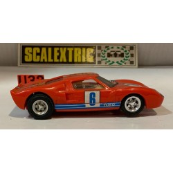 SLOT CAR SCX SCALEXTRIC EXIN C-35 FORD GT 40 -6 ROJO CLARO