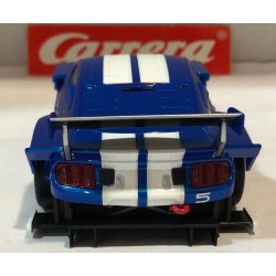 SLOT CAR CARRERA EVOLUTION 27751 FORD MUSTANG GTY -5 AZUL METALIZADO