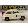 SLOT CAR SCALEXTRIC EXIN TC600  SEAT 600 -34 BLANCO CHASIS BLANCO PRIMERA SERIE