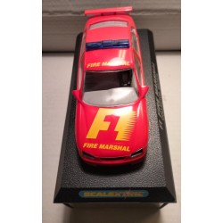 qq C 2198 SCALEXTRIC UK VAUXHALL VECTRA F1  FIRE MARSHALL COLLECTOR EDITION *