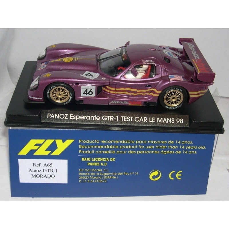 PANOZ ESPERANTE GTR-1  TEST CAR LE MANS 1998 MORADO N 46