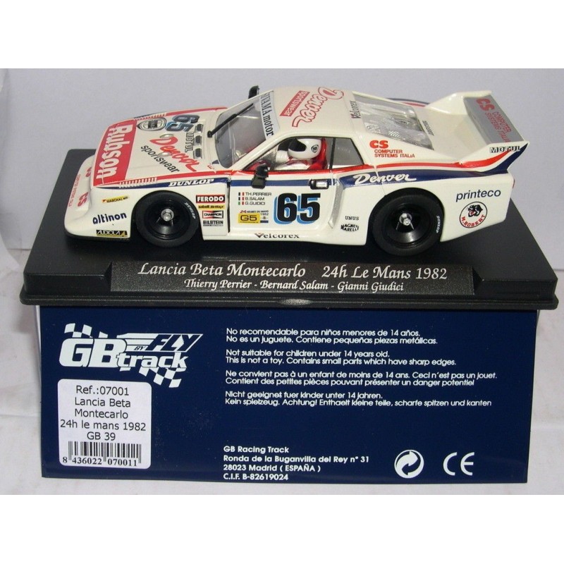 LANCIA BETA MONTECARLO 24H.LE MANS 1982 DENVER SPORTSWEAR N 65