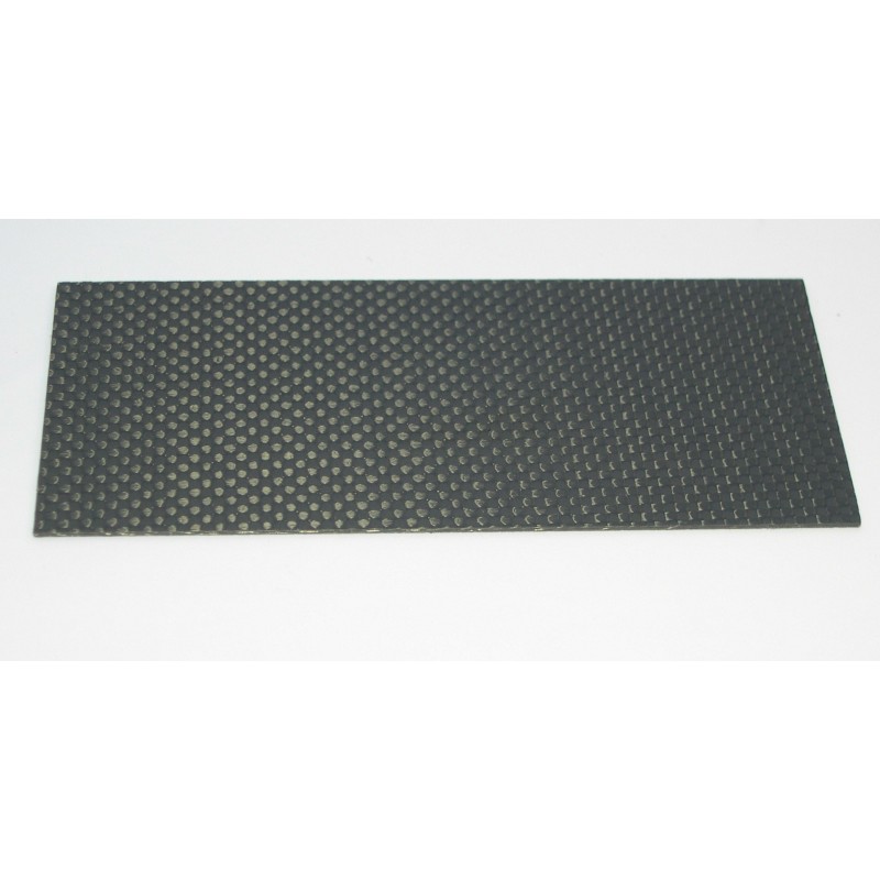 PLACA FIBRA DE CARBONO 140x62x1mm